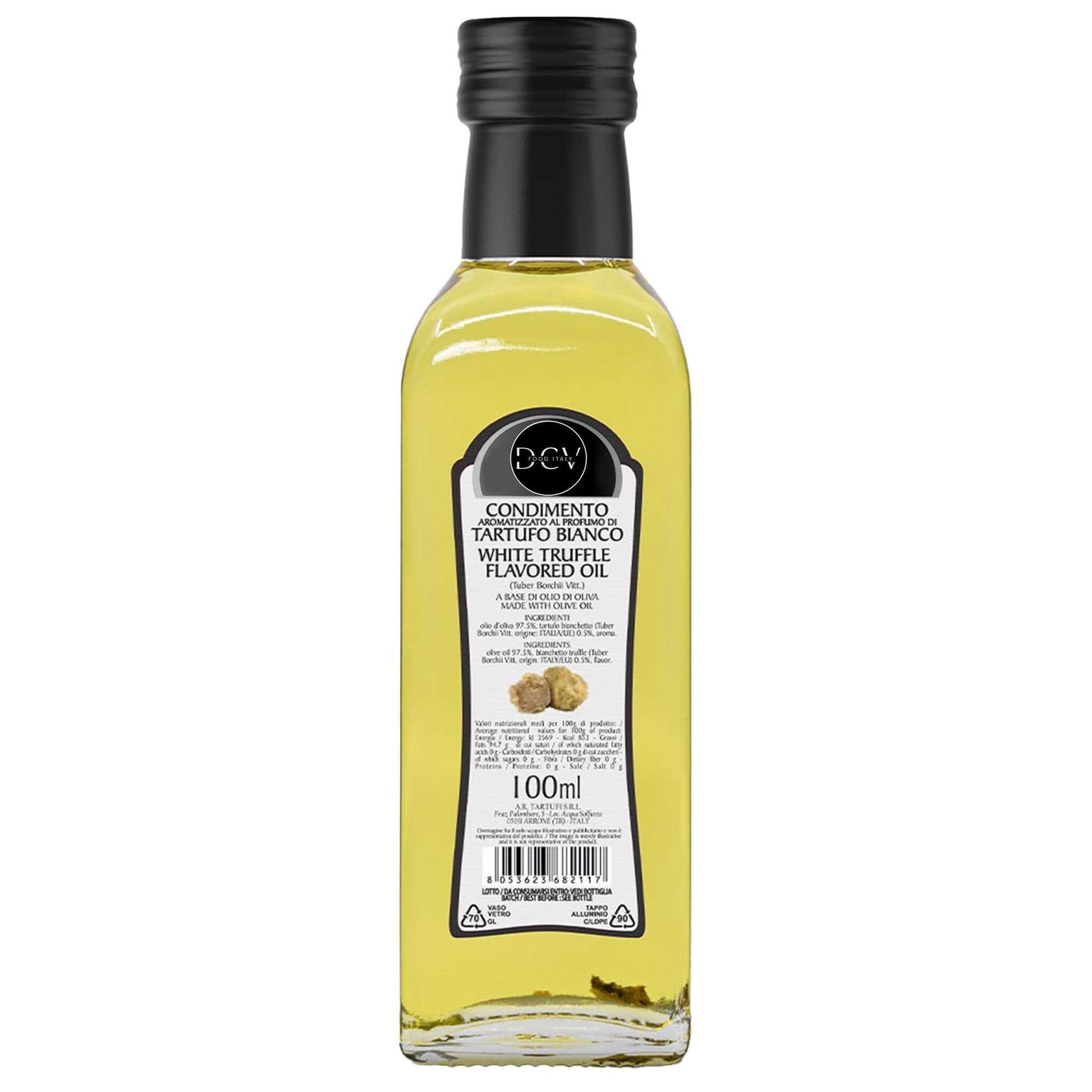 Olio aromatizzato al tartufo bianco - DCV Food Italy